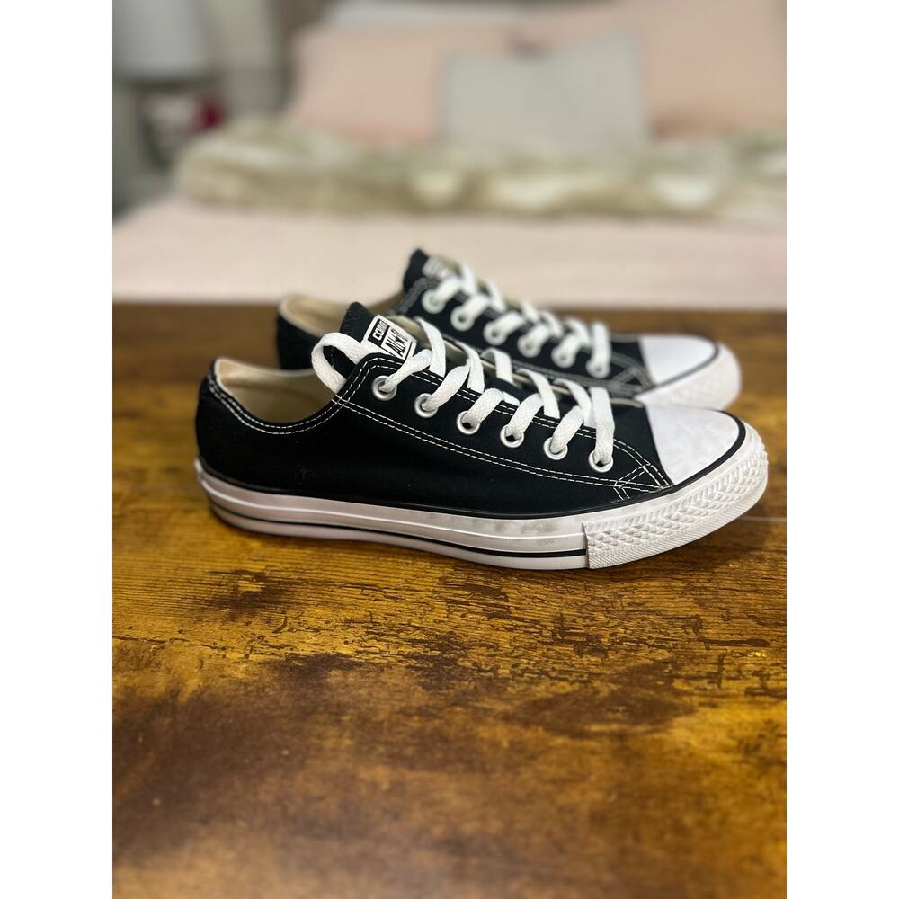 Converse Black and White Low Top Sneakers